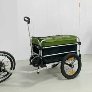 자전거 트레일러 카고 짐 수레 레드