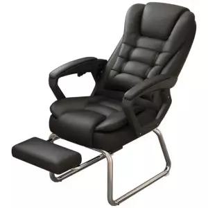 바퀴없는 의자 고정형 홈오피스 쿠션 게이밍 소파 B. 스탠다드 카키 가죽