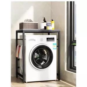 세탁기상판 선반 거치대 상판 세탁기 받침대 건조기 E. 화이트 프레임+퓨어화이트 락