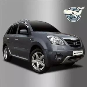 [골드스마일]자동차 도어 보호바이저 4개 차량용 크롬