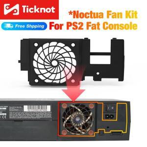 TicKnot 5V Playstation2 Fat Console(SCPH-3XXXX&SCPH-5XXXX) 용 무음 업그레이드 팬 브래킷 PS2 Noctua