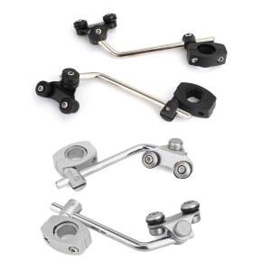 윈드 스크린 브래킷 핸들 1 bla 마운트 모터 클램프 오토바이 유리 실드