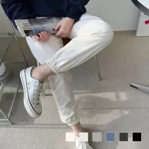 [라일리여성의류] Rly 남녀공용 세미 배기팬츠 빅사이즈 루즈핏 일자 면