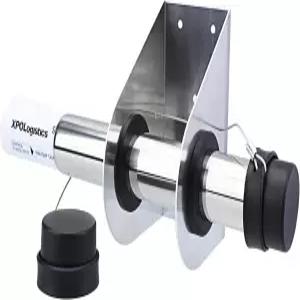 바이톤스베이 트레일러 문서 홀더 트럭 및 등록증 고무 캡 방수 기능이 있는 보험 카드 알루미늄 튜브