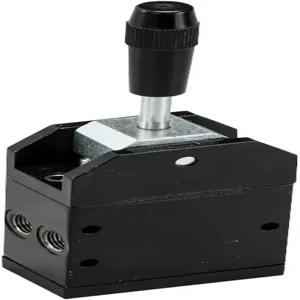 풀젬 제품 작동 밸브용 공압 기계식 토글 스타일 에어 디텐트 없음 수동 스위치 1/8인치 F NPT 포트