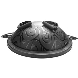 테스 보수볼 요가 소도구 유산소 46cm 회색 가정용 기본형 홈짐 하프짐볼