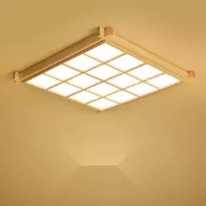 일본식 실내 원목등 사각등 사각 사각형 한옥 천장램프