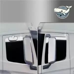 [골드스마일]트라고 엑시언트 크롬 도어바이져 2개 세련된