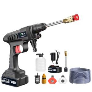 고압 세차기 무선 고압세척기 전동 고압건 세차 충전