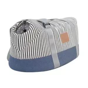 [반려] 1P 애견 슬링백 빈센트 강아지 이동가방 블루 중형