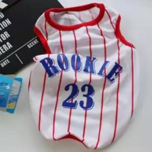 [반려] 농구 나시티 여름 루키 1P 쿨링 레드 강아지 티셔츠