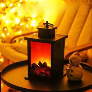 LED 난로 미니벽난로 무선히터 전기불멍