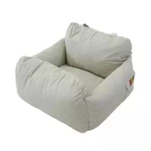 [반려] 1P 1견 베이지 외출 카시트 쿠션 강아지 애견 방석