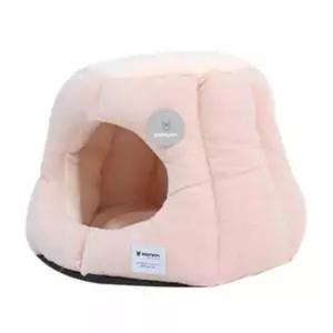 [반려] 정글 1P 숨숨집 핑크 하우스 방석 고양이 강아지 대형