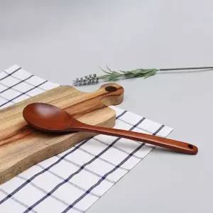 [콩심팥심]옻칠 원형 볶음스푼 로즈우드 요리주걱