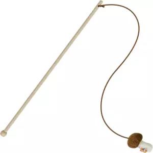 실내 고양이를 위한 TTcat 지팡이 장난감 버섯 캣닙 있는 나무 막대기 인터랙티브