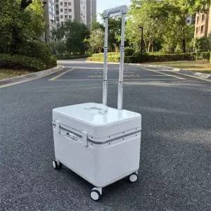 위로여는캐리어 상단 여행용 케리어 A. 화이트 20인치 보호 커버 포함