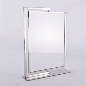 스테인레스 A4 카드 양면 터 디스플레이 보드 POP