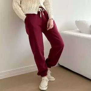 여성 겨울 기모안감 스카치 조거팬츠 밴딩 조거바지