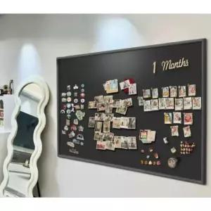 여행마그넷보드 기록 전시 사진 기념품 11. 플럼 섀도우 그레이 두꺼움 벽을 60x120cm