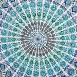 만다라 테피스트리 거실 인테리어 옵션 1 73x95CM 크로스보더 벨벳