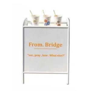 철제 스탠드 간판 야외 안내 입간판 매장 카페 입구