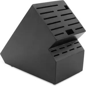 칼 없는 20슬롯 나이프 블록 수납 아카시아 우드 유니버설 주방 조리대용 칼걸이 대형 도살용 정리함 Easy