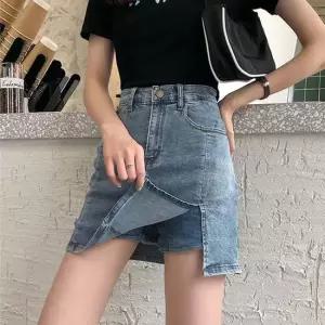 여성 청스커트 미니 데님스커트 치마바지 속바지 일체