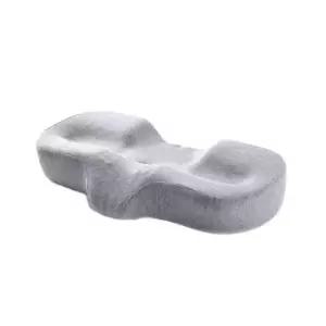 말안장형베개 메모리폼 경추베개 A. 라이트그레이+저베개 대나무숯 심+외부