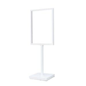 가게앞배너 입식간판 스탠딩 POP 안내판 2열 메뉴판 거치대 블랙(50x70) 영업시간표시 A3 가게입간판 A2