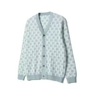 [노티그] 코튼혼방 니트 Y 가디건 민트_OKG3SWNT101M1