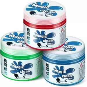 DNA 모터링 3팩 자동차 청소 젤 자동 디테일 도구 퍼티 실내 청소기 젤리 키보드 용품 남성 여성을 위한