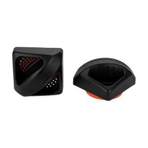 러그 피팅이 있는 캠코 RV 마그네틱 범퍼 캡 | 고강도 네오디뮴 자석 특징 | 2팩(40312), 블랙