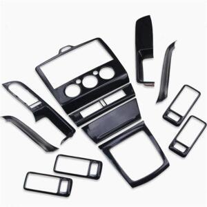 자동차 스타일링 액세서리 외부 인테리어 카본 장식 트림 스티커 케이스 포드 포커스 2 mk2 2005-2008