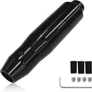 어댑터가 장착된 자동차 개조 기어 레버 1.37인치 x 5.7인치 자동 변속 노브 이지 그립 합금 부드러운 작동