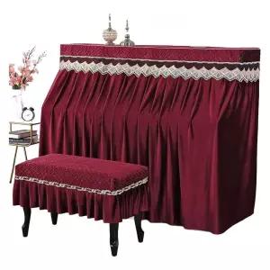 피아노덮개세트 개방형 인테리어 전체 유럽식 두꺼운 피아노덮개