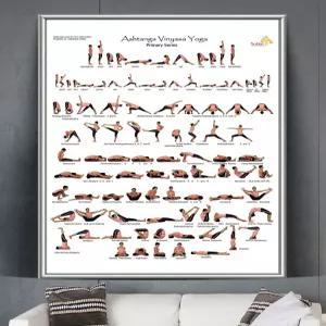 요가 포스터 자세 아트 캔버스 자세 그림