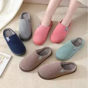 [라일리] Rly 골덴 털슬리퍼 폭신한 실내화 남성용 여성용 실내