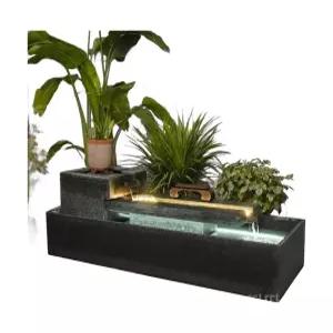 호텔로비 비치 가습 로비 미니분수대 미니 실내 연못 분수대 거실 효과 인공폭포 야외 카페