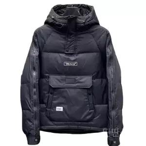 남자패딩아노락 오버핏 캐주얼 반집업 후드 아우터 경량 구스 점퍼 패딩점퍼 아노락패딩 잠바