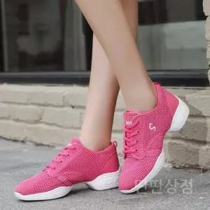 라인댄스화 슈즈 라틴 운동화 사교 에어로빅 스포츠 신발 메쉬 살사 여성 웰빙 댄스