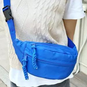 여행 가방 백 힙색 핸드폰 다크블루 허리 러닝 YWFISDAU