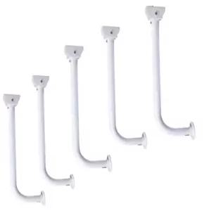 CCTV 폴대 거치대 야외 기둥 고정대 주차장 브라켓 벽걸이형 사각관