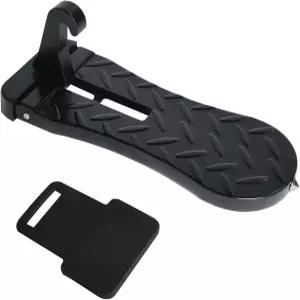 래치 프로텍터가 있는 자동차 도어 스텝 확장형 접이식 알루미늄 합금 두 발로 사용할 수 후크 스탠드용