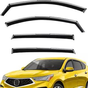 채널 내 내구성이 뛰어난 윈도우 디플렉터 레인 가드 장착 Acura RDX 20192026 Sun Visors 그늘용 윈드