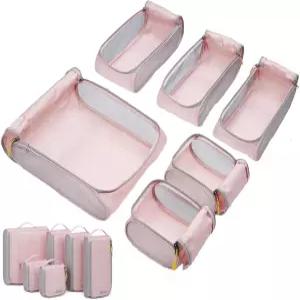 백스마트 여행용 킵 쉐이프 포장 큐브 6종 세트 여행 필수품용 경량 가방 정리