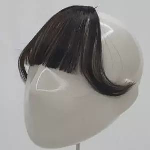 스타일 시스루뱅 앞머리 부분가발 자연갈색