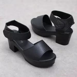 유니크 가보시 2컬러 통굽 샌들