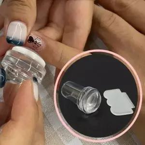 아트 투명 실리콘 꾹꾹이 네일 스탬프