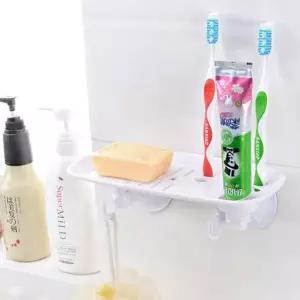 부착식 비누 칫솔 정리대 욕실 수납 정리 보관 화장실